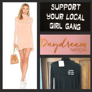 33. Sleepy Central Perk Girl Gang Dress in Black - Daydream Nation